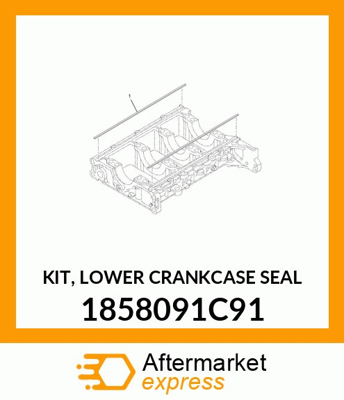 KIT, LOWER CRANKCASE SEAL 1858091C91