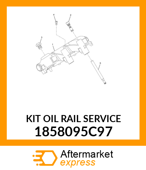 KIT OIL RAIL SERVICE 1858095C97