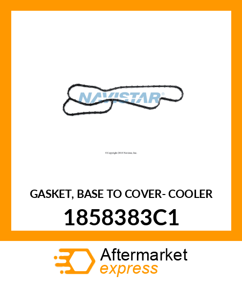 GASKET, BASE TO COVER- COOLER 1858383C1
