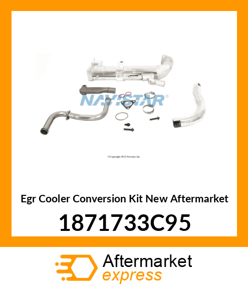 Egr Cooler Conversion Kit New Aftermarket 1871733C95