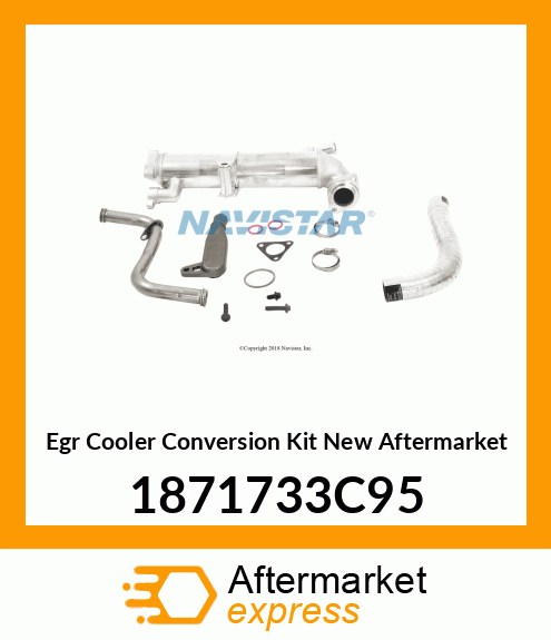 Egr Cooler Conversion Kit New Aftermarket 1871733C95