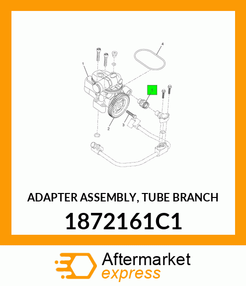ADAPTER ASSEMBLY, TUBE BRANCH 1872161C1