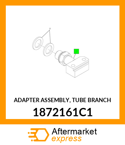 ADAPTER ASSEMBLY, TUBE BRANCH 1872161C1