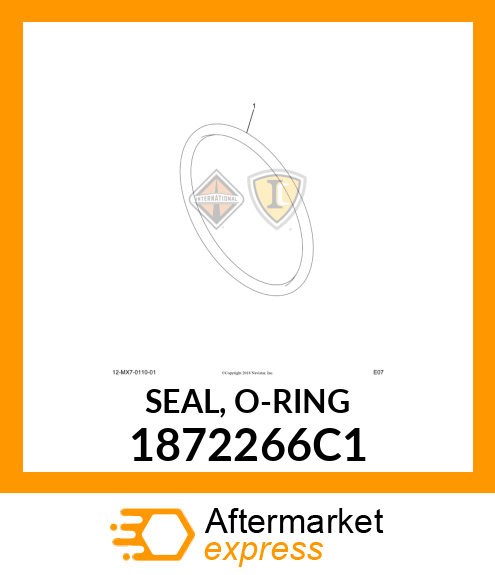 SEAL, O-RING 1872266C1