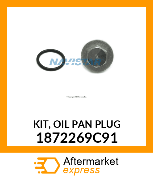 Drain Plug Kit New Aftermarket 1872269C91