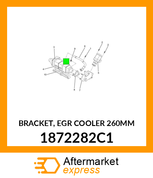 BRACKET, EGR COOLER 260MM 1872282C1