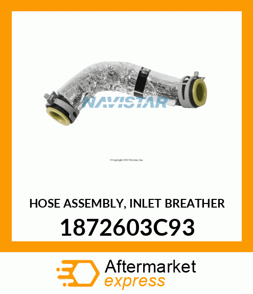 HOSE ASSEMBLY, INLET BREATHER 1872603C93