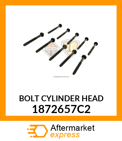 BOLT CYLINDER HEAD 1872657C2