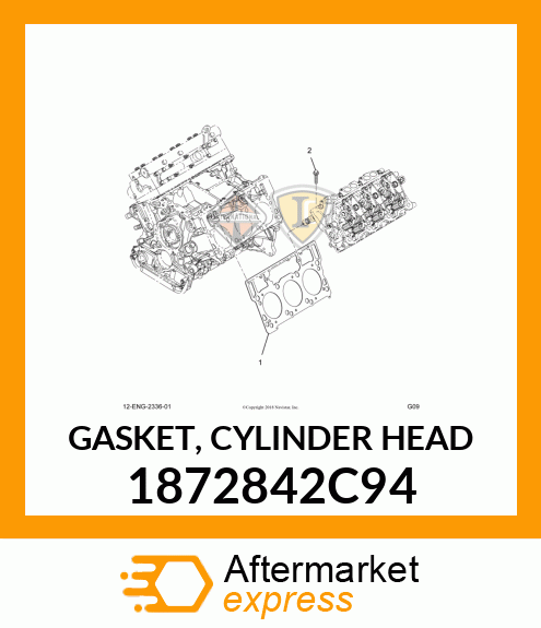 GASKET, CYLINDER HEAD 1872842C94