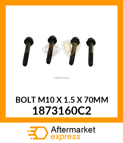 BOLT M10 X 1.5 X 70MM 1873160C2
