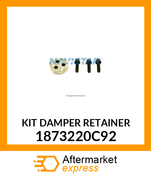 KIT DAMPER RETAINER 1873220C92