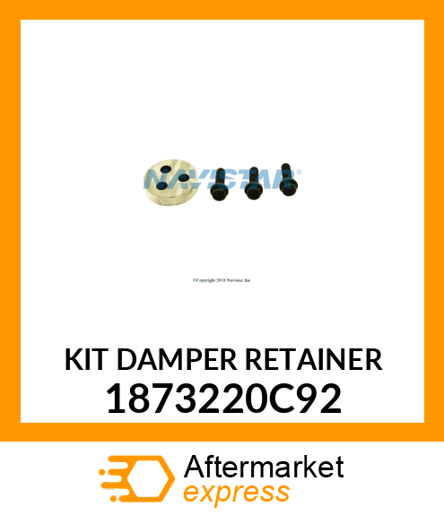 KIT DAMPER RETAINER 1873220C92