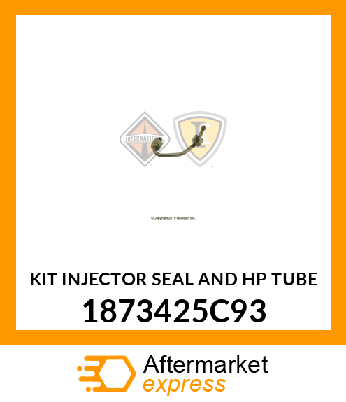 KIT INJECTOR SEAL AND HP TUBE 1873425C93