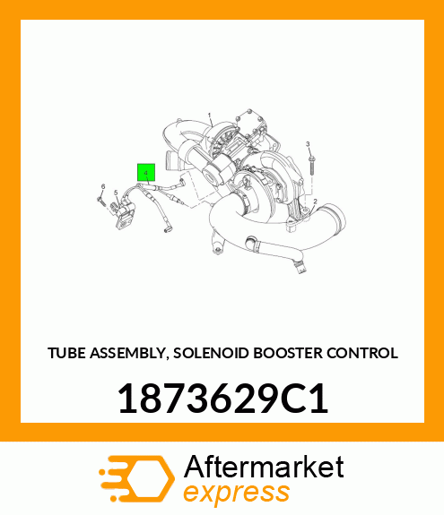 TUBE ASSEMBLY, SOLENOID BOOSTER CONTROL 1873629C1