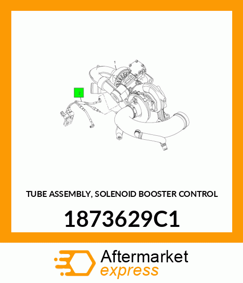 TUBE ASSEMBLY, SOLENOID BOOSTER CONTROL 1873629C1