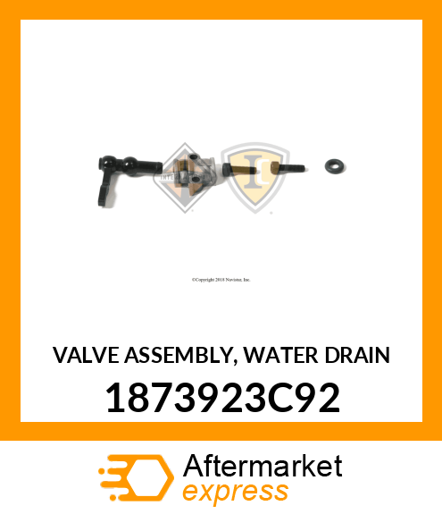 VALVE ASSEMBLY, WATER DRAIN 1873923C92