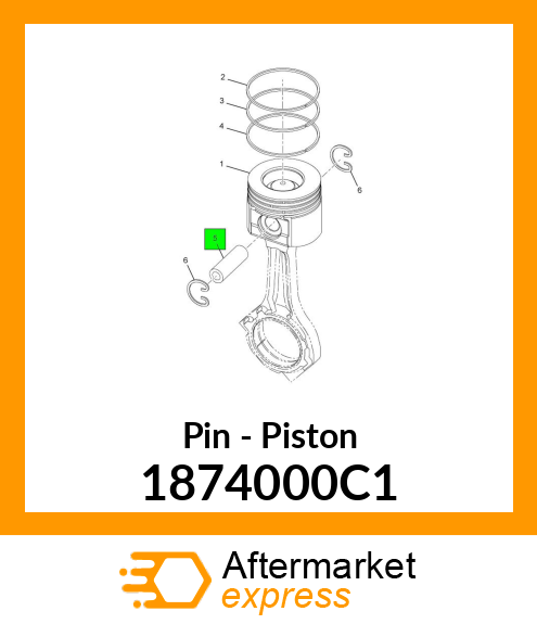 Pin - Piston 1874000C1