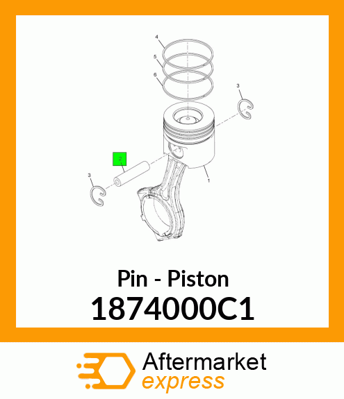 Pin - Piston 1874000C1