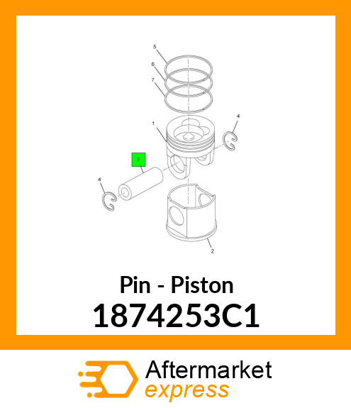 Pin - Piston 1874253C1