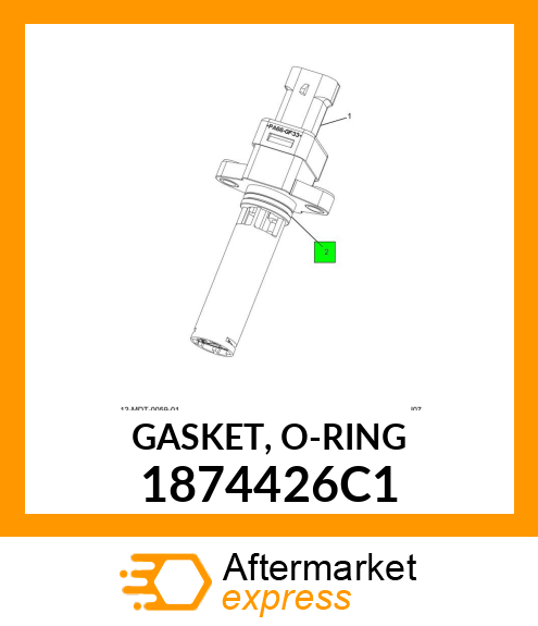 GASKET, O-RING 1874426C1