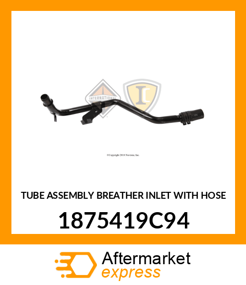 TUBE ASSEMBLY BREATHER INLET WITH HOSE 1875419C94