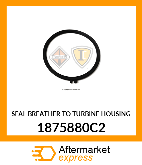 SEAL BREATHER TO TURBINE HOUSING 1875880C2