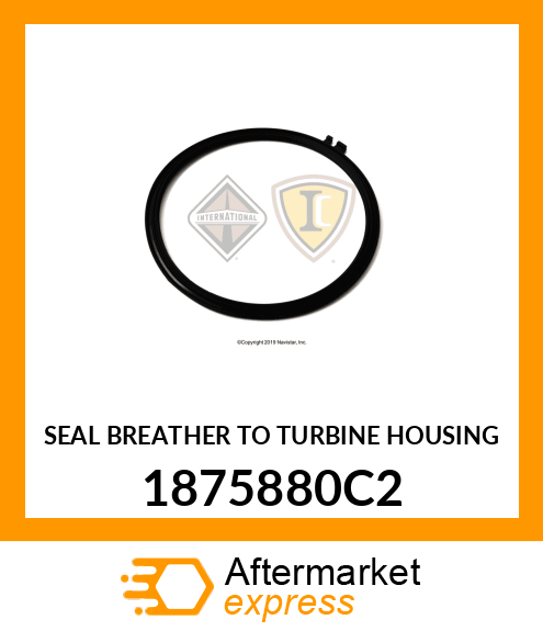SEAL BREATHER TO TURBINE HOUSING 1875880C2