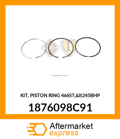Ring Kit - Piston 1876098C91