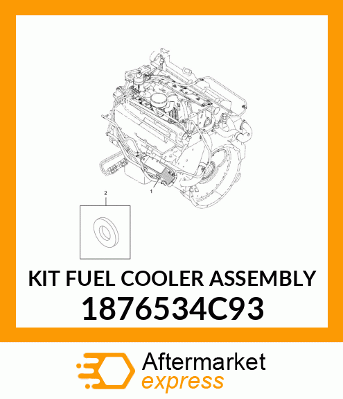 KIT FUEL COOLER ASSEMBLY 1876534C93