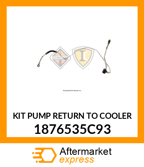 KIT PUMP RETURN TO COOLER 1876535C93