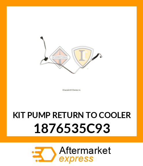 KIT PUMP RETURN TO COOLER 1876535C93