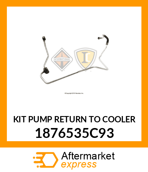 KIT PUMP RETURN TO COOLER 1876535C93