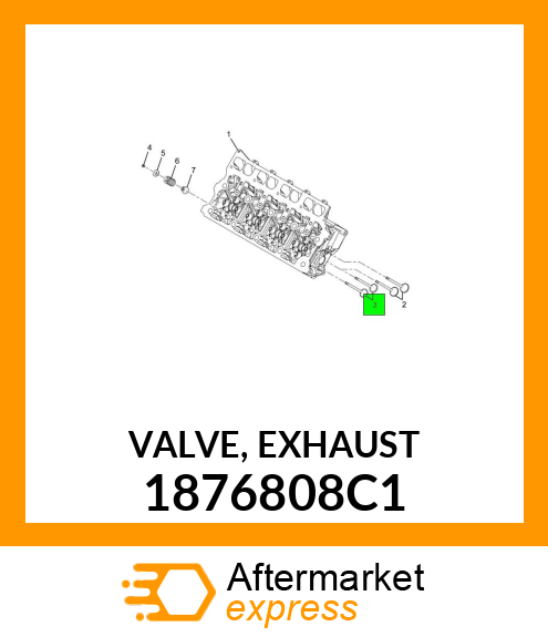 VALVE, EXHAUST 1876808C1