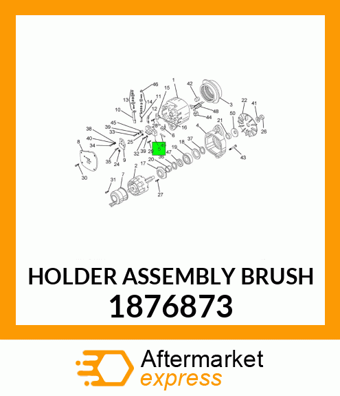 HOLDER ASSEMBLY BRUSH 1876873