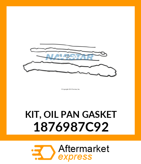 KIT, OIL PAN GASKET 1876987C92