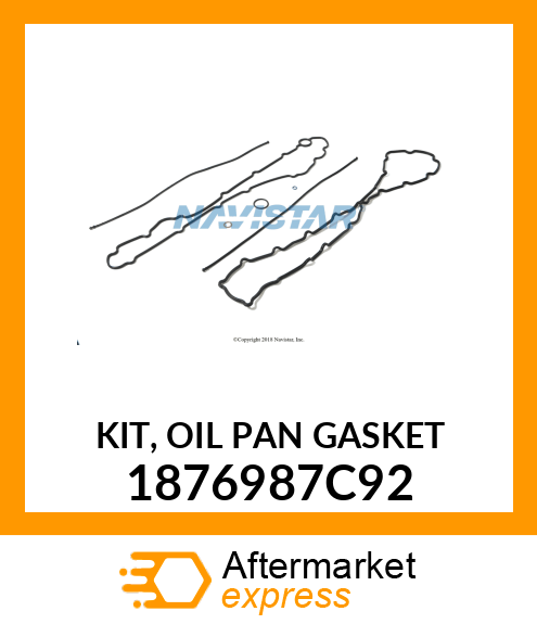 KIT, OIL PAN GASKET 1876987C92