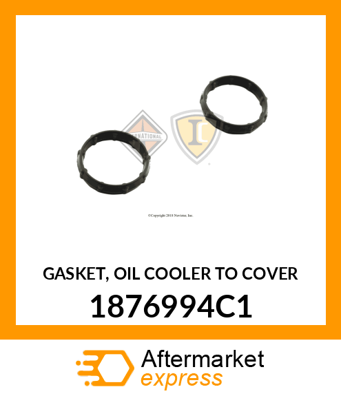 GASKET, OIL COOLER TO COVER 1876994C1