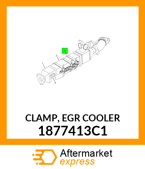 CLAMP, EGR COOLER 1877413C1