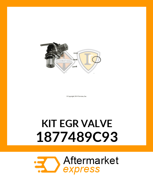 KIT EGR VALVE 1877489C93