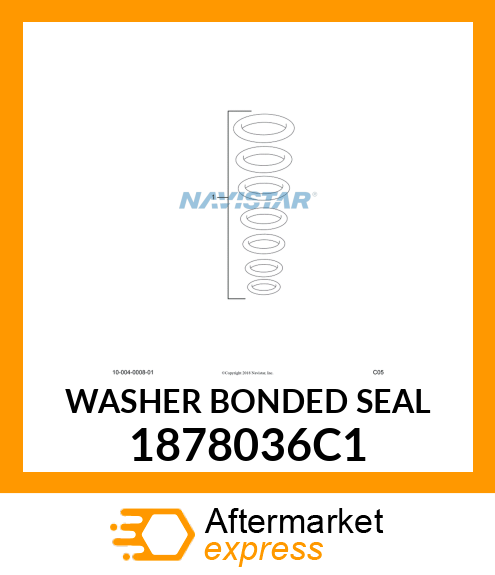 WASHER BONDED SEAL 1878036C1