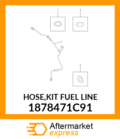 HOSE,KIT FUEL LINE 1878471C91