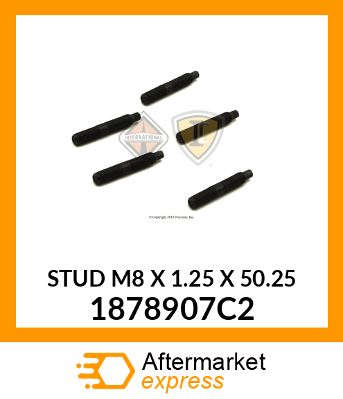 STUD M8 X 1.25 X 50.25 1878907C2