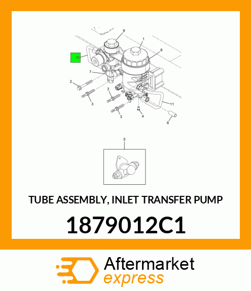 TUBE ASSEMBLY, INLET TRANSFER PUMP 1879012C1