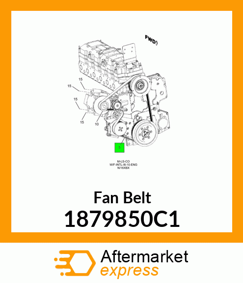 Fan Belt 1879850C1