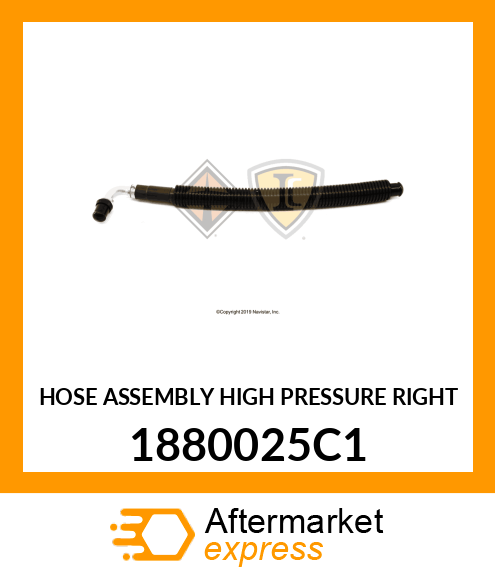 HOSE ASSEMBLY HIGH PRESSURE RIGHT 1880025C1
