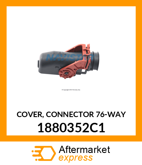 COVER, CONNECTOR 76-WAY 1880352C1