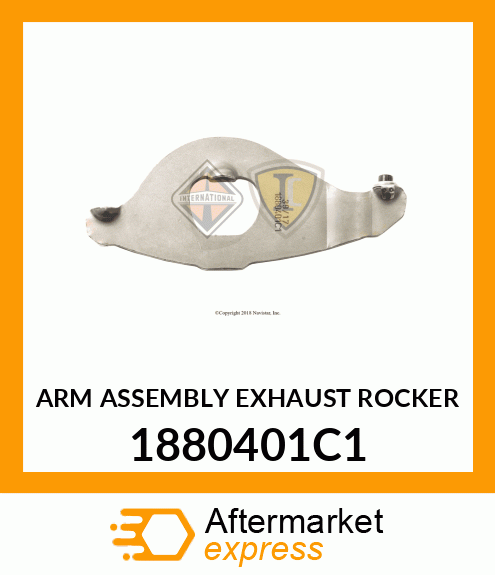 ARM ASSEMBLY EXHAUST ROCKER 1880401C1