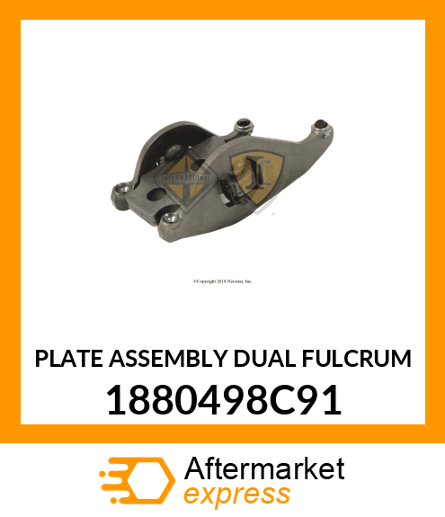 PLATE ASSEMBLY DUAL FULCRUM 1880498C91