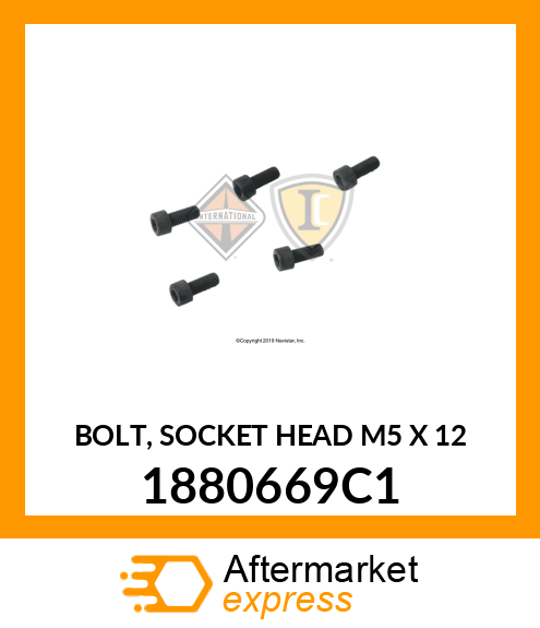 BOLT, SOCKET HEAD M5 X 12 1880669C1