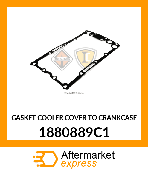 GASKET COOLER COVER TO CRANKCASE 1880889C1